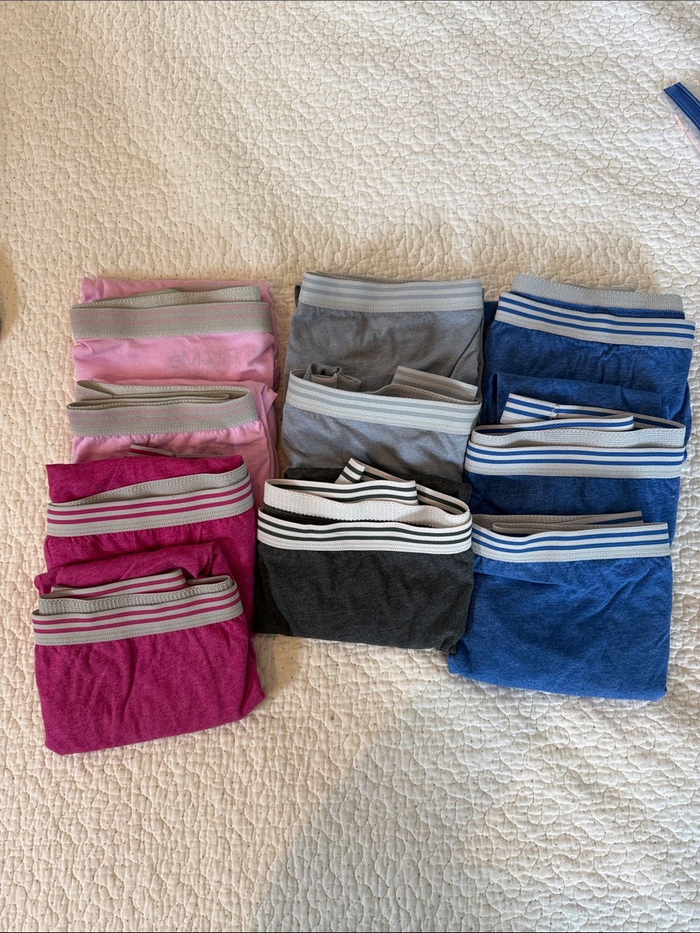 Fruit of the Loom Fit for Me Women’sBoxer Briefs set of 10, new w/out packaging.